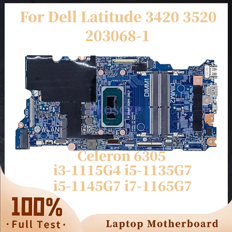 

203068-1 For Dell Latitude 3420 Laptop Motherboard SRK05 I5-1135G7 DDR4 CN-0KMD3M 0KMD3M KMD3M Mainboard100% Working