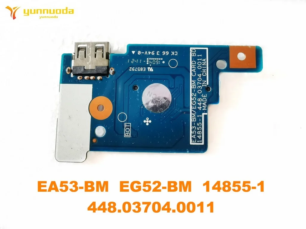 14855-1 para Acer Aspire ES 15 ES1-531 botón de encendido placa USB EA53-BM EG52-BM 448.03704.0011 probado buen gratis