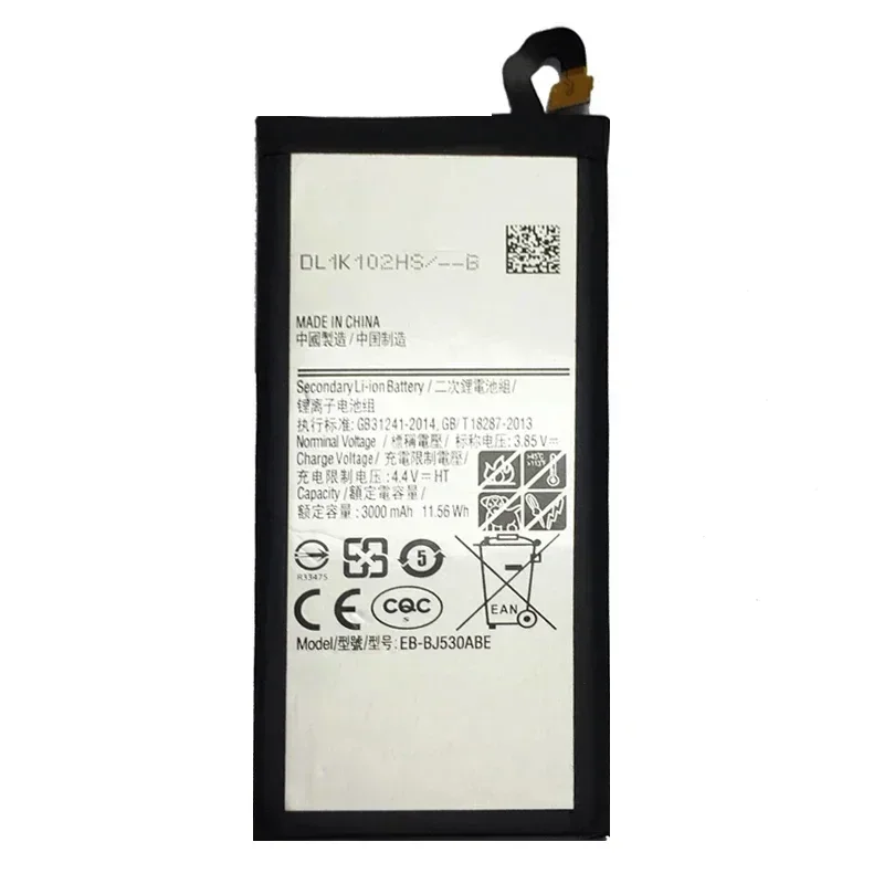 Mobile Phone Battery EB-BJ530ABE 3000mAh For Samsung Galaxy J5 2017,for Galaxy J5 Pro,SM-J530F/DS,SM-J530K,J530L,J530S,J530Y/DS