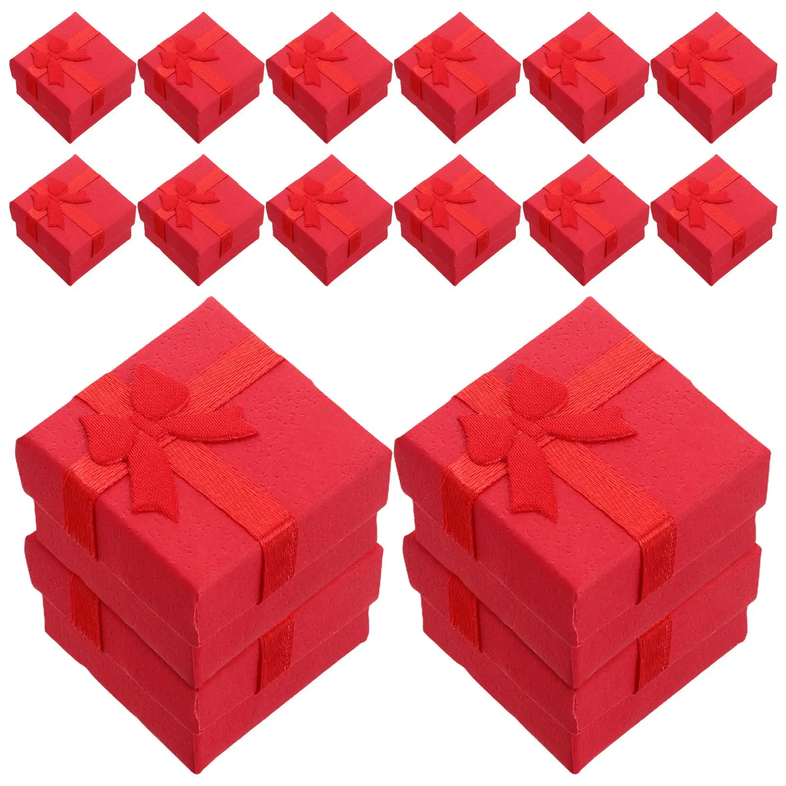 

Butterfly Bow Jewelry Box for Rings Earrings Storage Durable Paper Protective Valentine Wedding Gift Packaging Small Holder