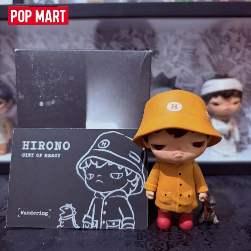 

POPMART Hirono City of Mercy, серия слепая коробка, коллекция игрушек, загадочное украшение для рабочего стола, экшн-фигурка, сумка для догадок, модные подарки, игрушки