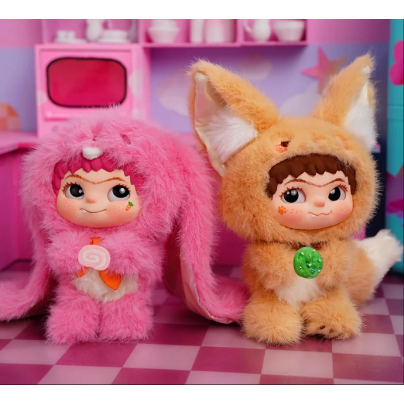 

WAKUKU Fox & Bunny Mischief Diary, серия фигурок, слепая коробка, куклы, фанаты, детский подарок, брелки