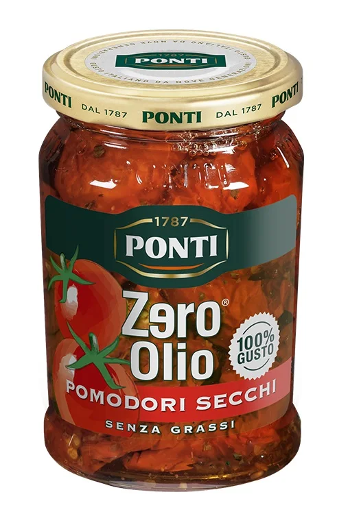 Pomidory suszone bez oleju Zero Olio 280g - Ponti