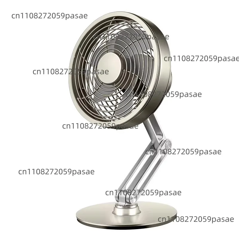 

Настольный металлический мини-вентилятор, бесшумный, складной, с креплением, USB-заряжаемый, портативный, для офиса, спальни, с функцией циркуляции воздуха