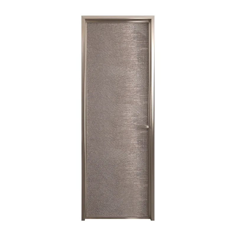 

Minimalist wired glass bathroom door Balcony partition door Aluminum alloy bathroom Toilet Glass door Wholesale