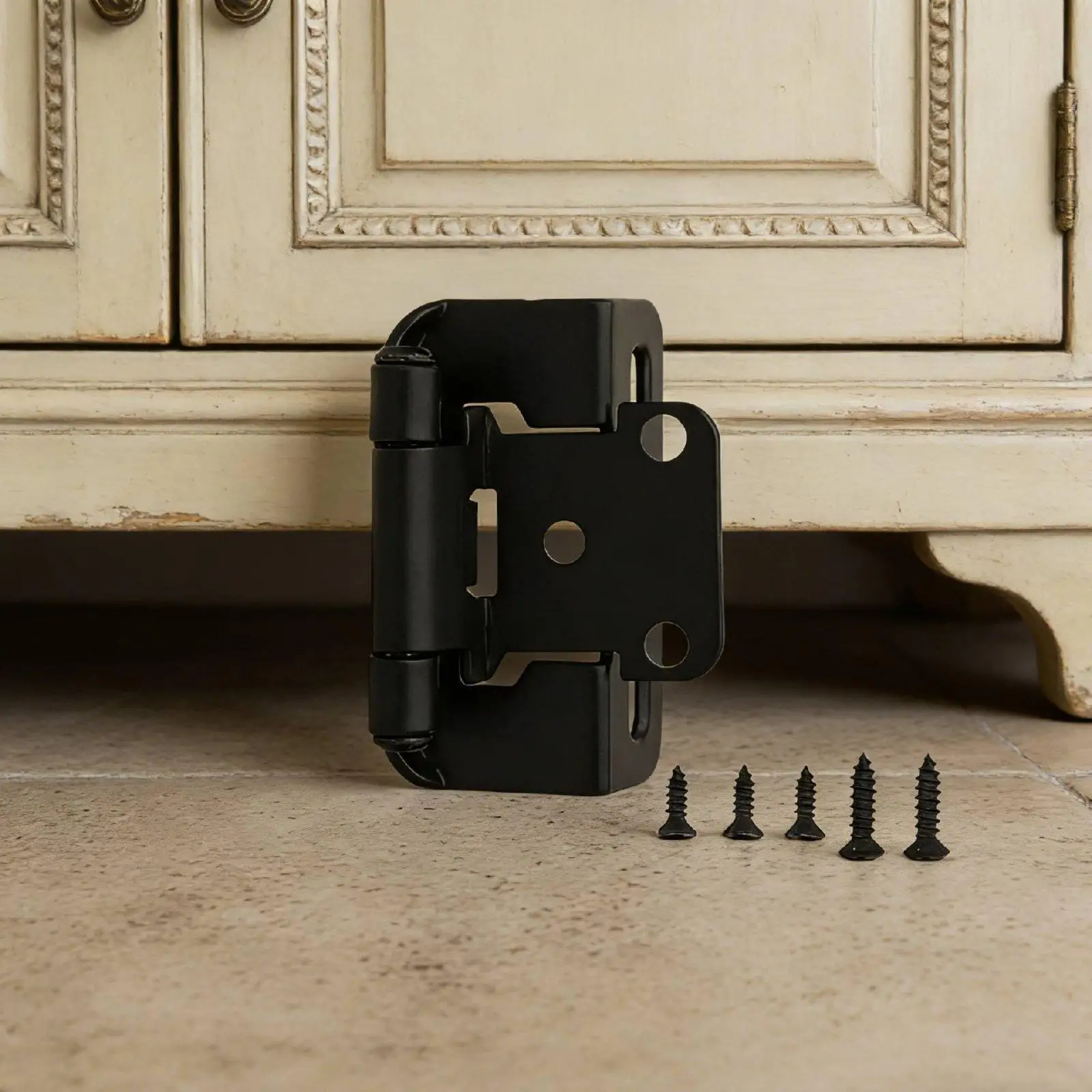 Cabinet Hinge Overlay Self Closing Spring Durable Steel Vintage Furniture Hinge for RV Kitchen Cabinets