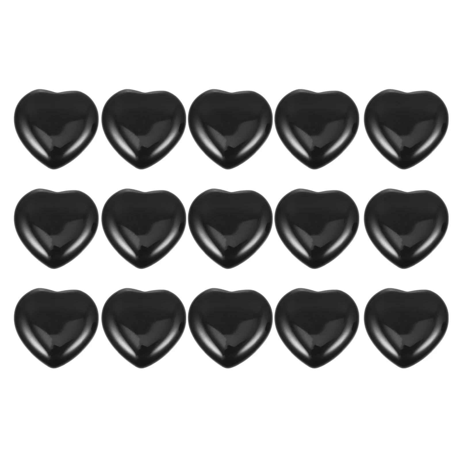 

15Pcs Heart-Shaped Crystal Stone Ornaments Natural Crystal Decorations for Meditation Yoga Desktop Decor Relaxation Therapy