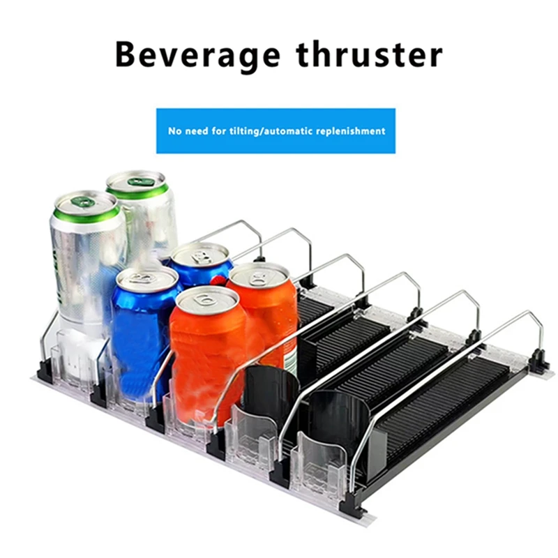 5Pcs Plastic Pusher Tray Rack Automatic Vending Machine Sliding Organizer Fast Pusher Glide Pull Out Cabinet Shelf