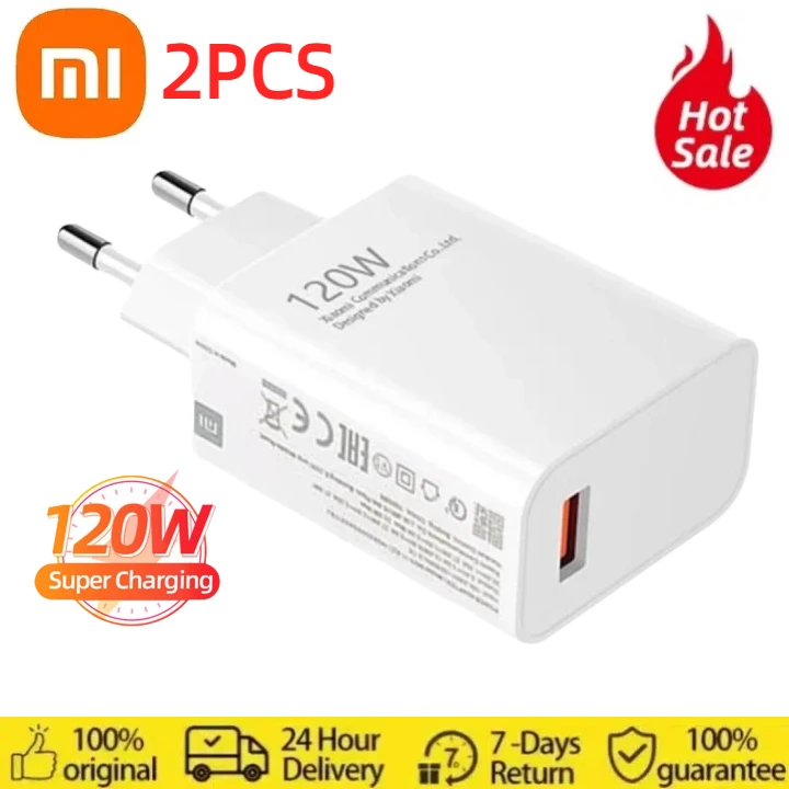 Xiaomi 120W 67W USB Charger 33W Quick Charge 3.0 PD Type C Fast Charging 33W Wall Charger For IPhone Samsung Xiaomi Huawei