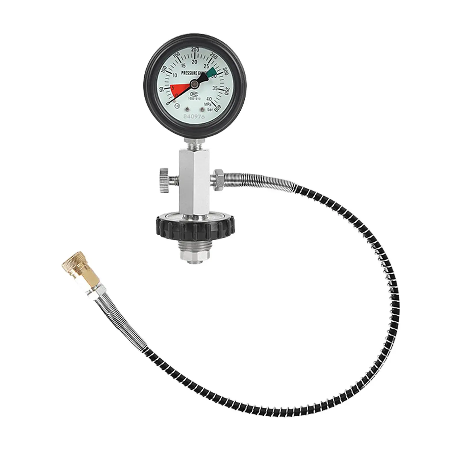 Diving Scuba Adapter Fill Station Universal Compatibility Pressure Gauge Connector for Underwater Scuba Gadgets