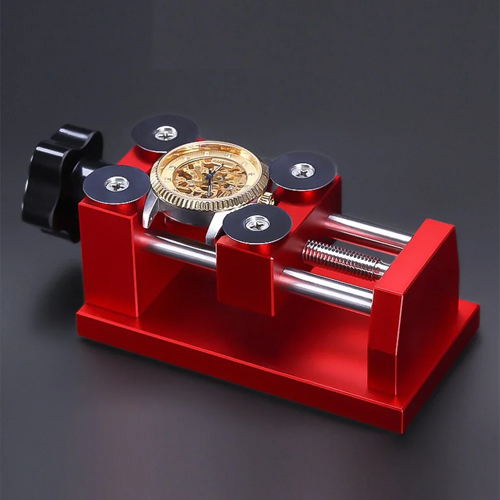 

Открывалка для безеля часов, верстак из алюминиевого сплава, инструмент для ремонта часов, инструмент для снятия задней крышки, многофункциональные практичные ручные инструменты для ремонта