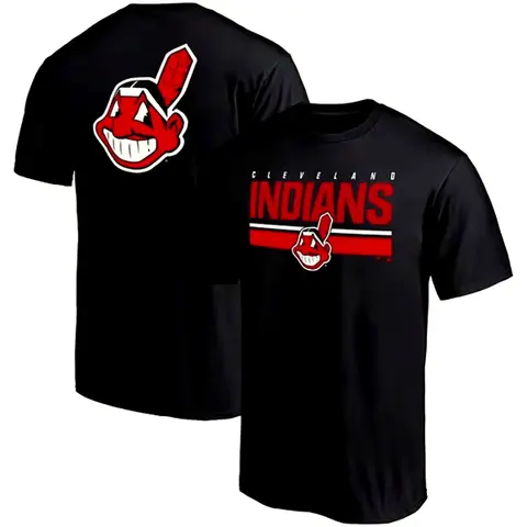 Major Baseball Indians Cleveland Indians Cotton T-Shirt Men's Clothing Top Sports Casual Women's T-Shirt 2026 Summer New T Shirt