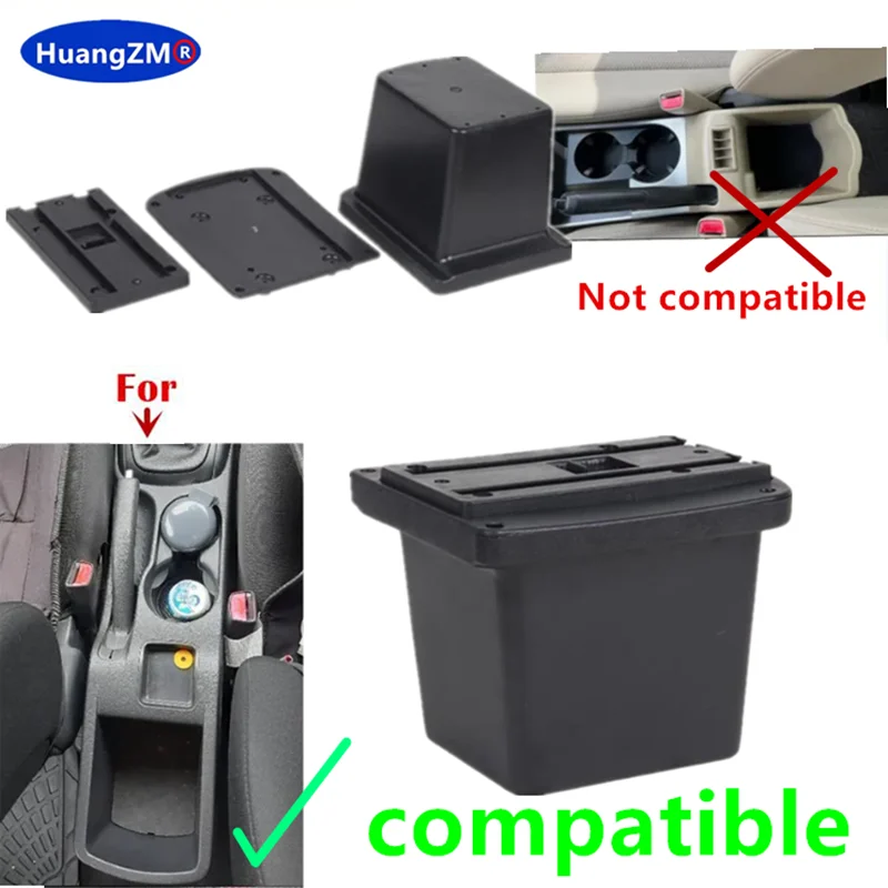 For Hyundai I30 Armrest Box For Hyundai Elantra Touring I30 FD I30cw 2007-2011 Car Armrest Storage Box Cup holder Car Accessorie