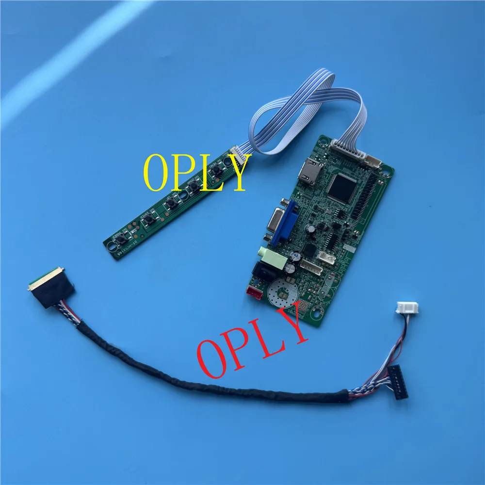 kit HDMI-Compatible VGA 58C Controller board for B140XW01 V8 B140XW01 V9 B140XW01 V0/V1/V2/V3/V6/VB/VC 1366X768 14
