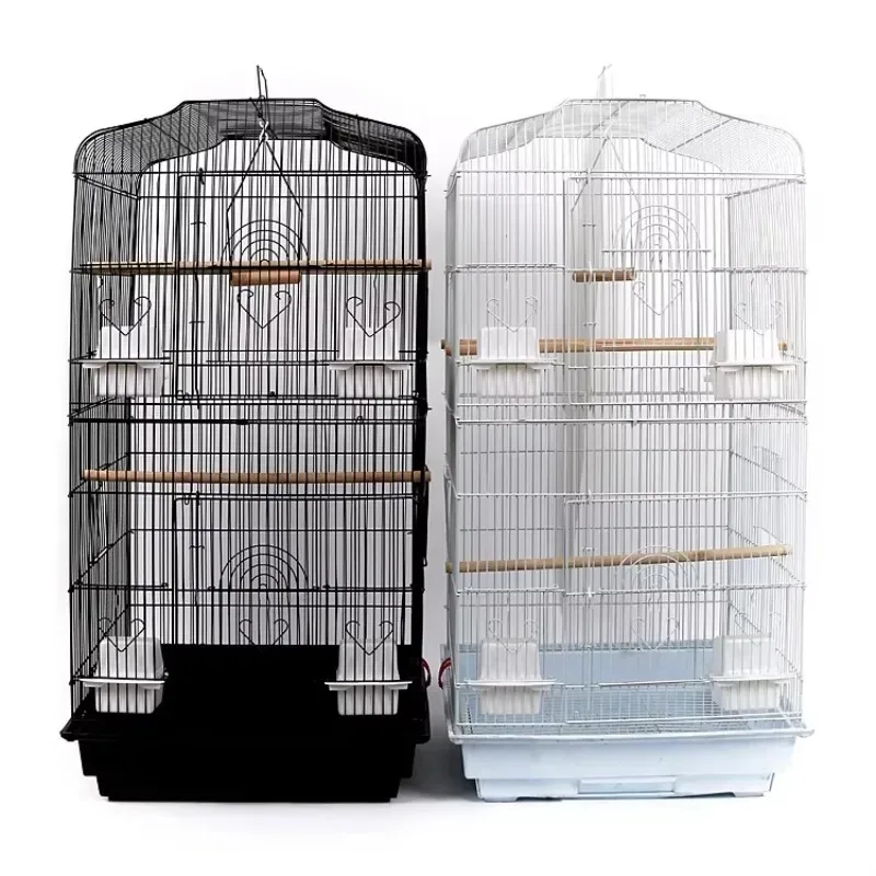 

Wholesale Custom Large Bird Cage Canary Big Steel Wire Chic Metal Bird Cage for Sale