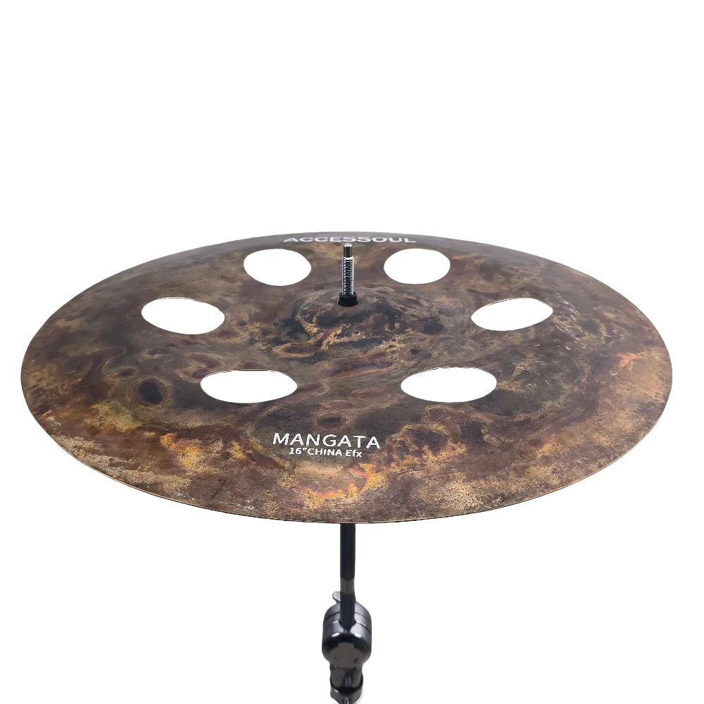 Китайские тарелки ручной работы B20 16-дюймовые тарелки с эффектом, набор барабанных тарелок по заводской цене