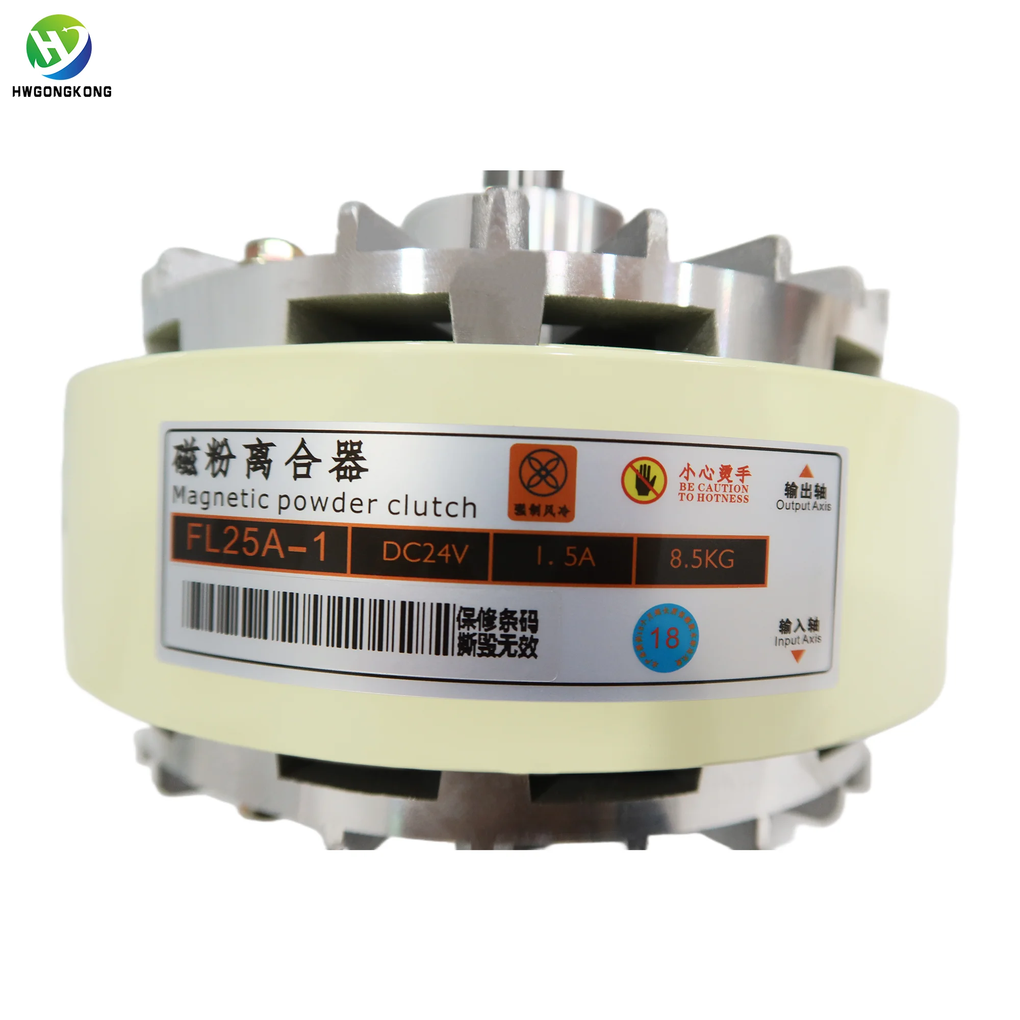 قابض مسحوق مغناطيسي ميكانيكي 24 فولت، 1.5 كجم، مطبعة بمحور مزدوج، قابض مسحوق مغناطيسي