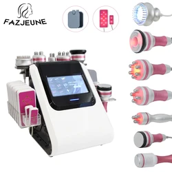 Ultrasonic Cavitação Body Slimming Machine, Vacuum EMS Lipo Laser Beauty Device, Face Lifting, Pele Apertando, Perda de Peso, 9in 1, 80K