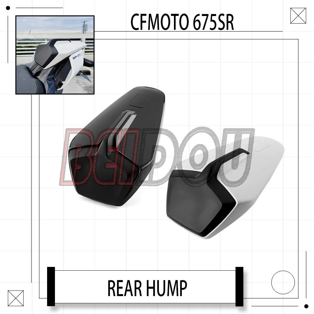 

For CFMOTO 675SR-R 675SR 675 SR 675SRR Motorcycle Original Rear Hump Seat Cushion Rear Seat Competition Rear Seat Assembly