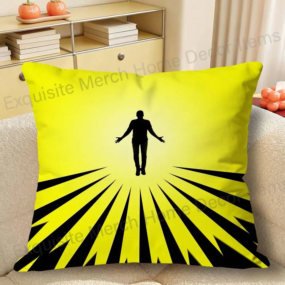 72 S-seasons M-metallica Pillow Cases for Bedroom Living Room Sofa Home Decor Polyester Cushion Cover with Zipper