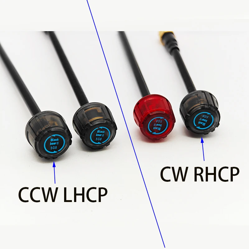 Black bear FPV 5.8G Lollipop Antenna LHCP RHCP SMA MMCX IPX1 Connector 3.5DBi Long Range For RC Racing Drone