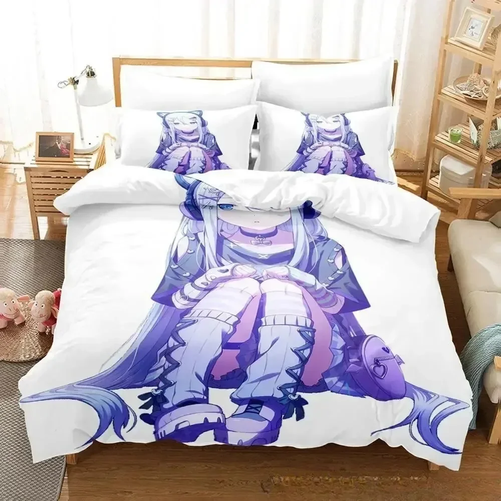 Yoisaki Kanade Cartoon Anime Bedding Set Bedroom Soft Modern Bedspreads Comefortable Kids Duvet Cover Quilt Cover And Pillowcase