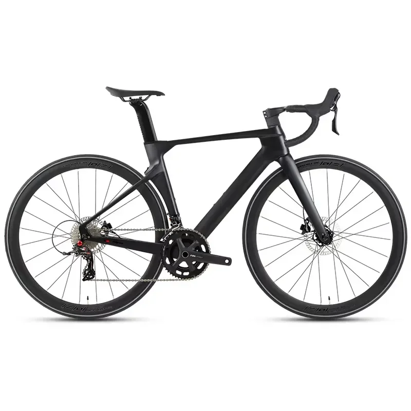 2026 Hot Lightweight R10 Pro 22 Speed Racing Road Bike Carbon Fiber Frame With Carbon Fiber Windproof Riding Feature
