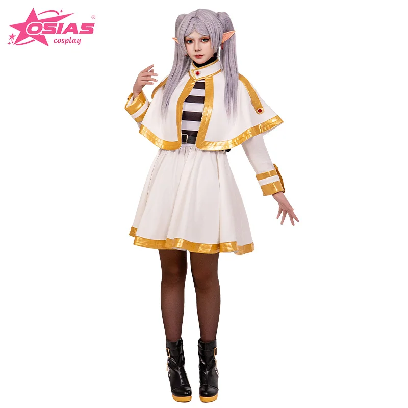 

OSIAS Frieren Cosplay Costume Set Frieren wig Frieren shoes Frieren: Beyond Journey's End