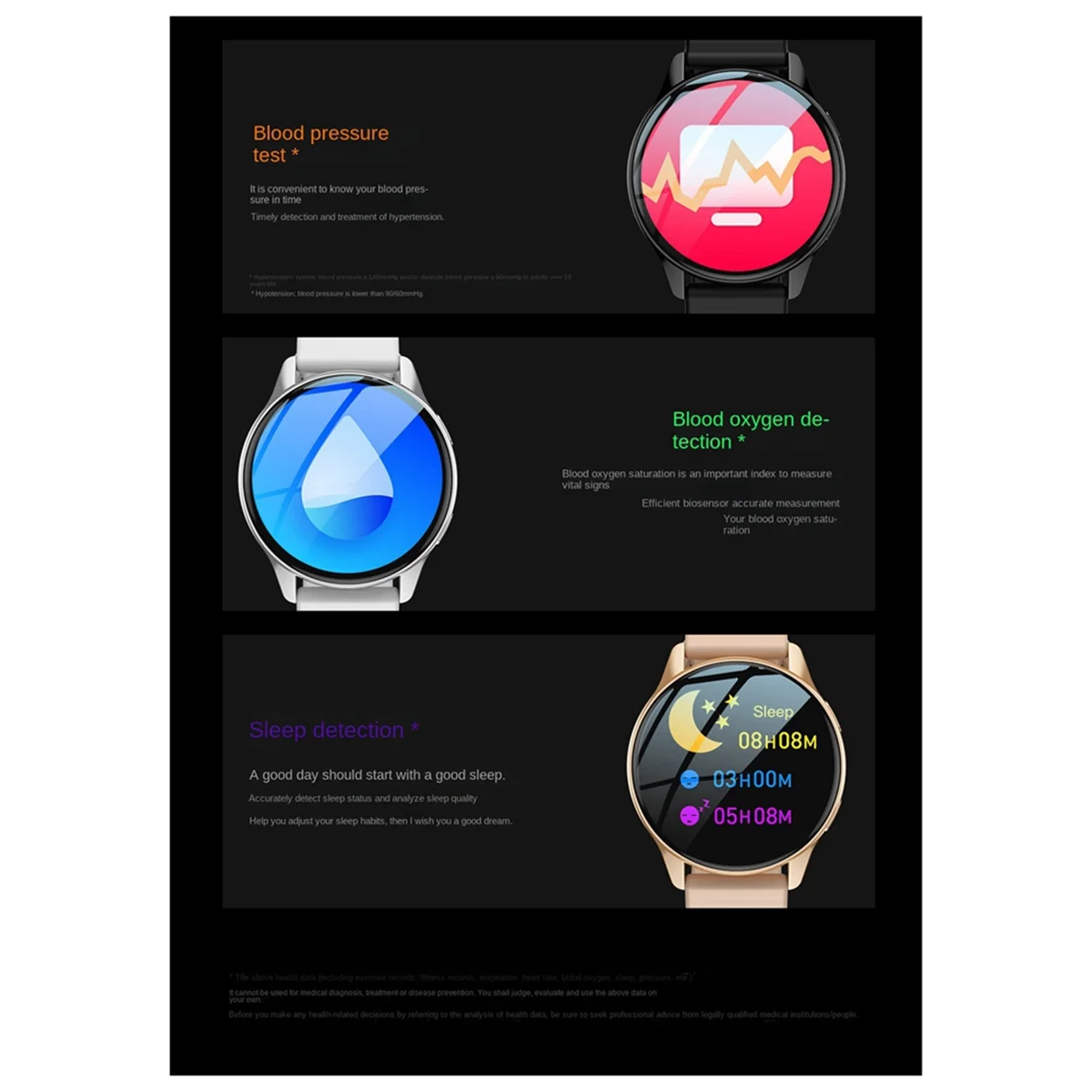 ممتاز! ساعة ذكية T2pro، ساعة رياضية لتتبع اللياقة البدنية، مقاومة للماء، ساعة ذكية لمعدل ضربات القلب، فضية