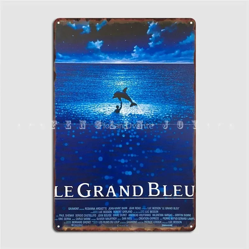 Le Grand Bleu Poster Metallplakette Club Home Garage Club Anpassen Wanddekoration Blechschild Poster