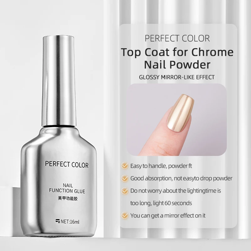 PERFEKTE FARBE, 16 ml, kein abwischbares Gel-Decklack- und Grundlack-Set – glänzende Oberfläche und langlebig, Soak Off LED-Nagellampe, Gel-Basislack – Detail 13