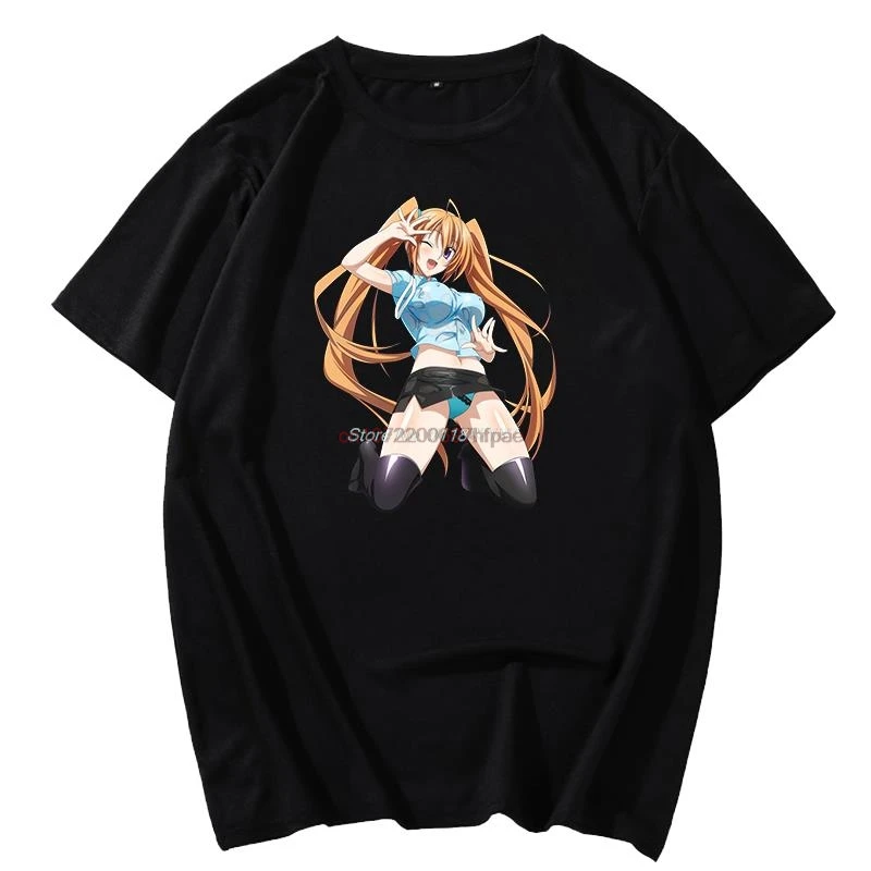 Irina Shidou Imouto Rias Gremory High School Hentai Girl Graphic T Shirts Cotton Short Sleeve T Shirt New Shirts And T-Shirts