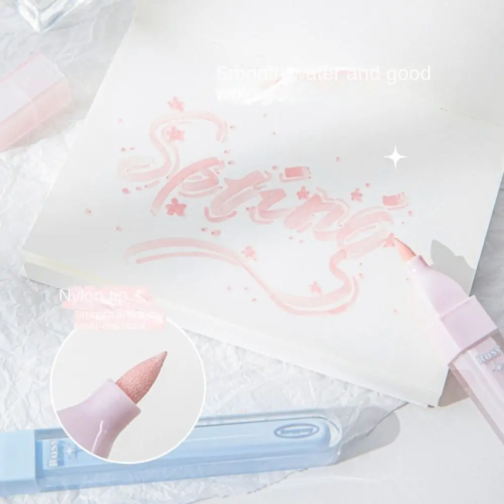 

Пластиковый однотонный маркер кремового цвета, 3 мм, ручка для рисования, декоративный маркер на водной основе для рисования