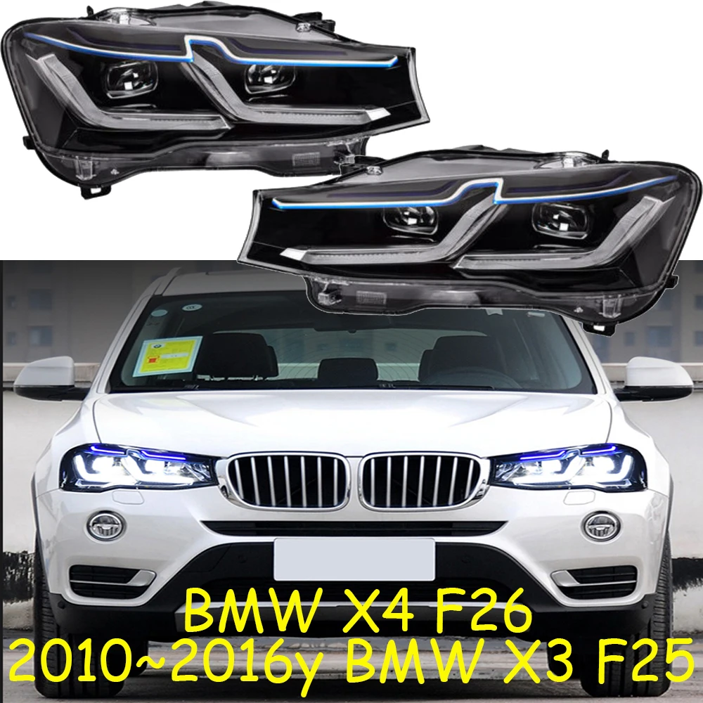 car bumper headlamp for BMW X3 headlight F25 F26 2010~2016y ALL IN LED DRL for BMW X4 daytime running light head light