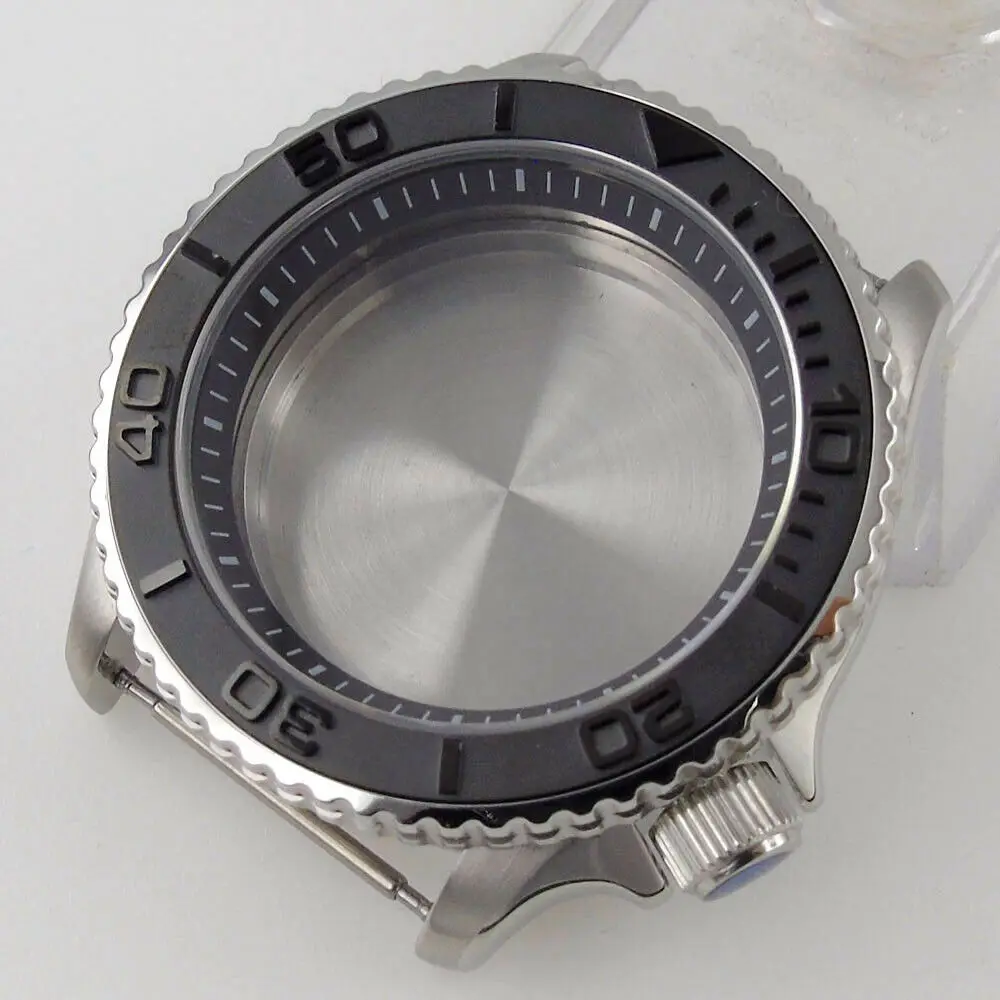 

20ATM 41MM Sapphire Glass Stainless Steel Watch Case For Japan NH35 NH36 SKX007 Movement 3​.8 o'clock crown