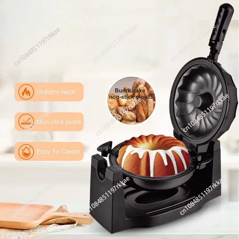 European and British Australian Flip Bread Machine Donut Multifunctional Home Cake Machine Breakfast Machine Toaster