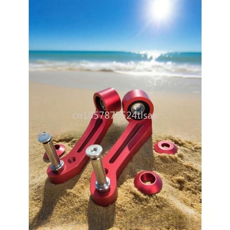 

4 Inch 5 Inch Wheel Use Aluminum Wheelchair Front Fork with Titanium Alloy Axle