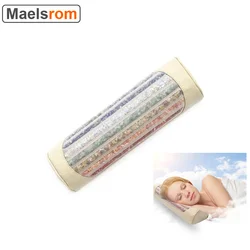 Crystals Stone Massage Pillow Tourmaline 7 Colors Ceramic Germanium Negative Ion For Headache Massage Healthcare Sleep