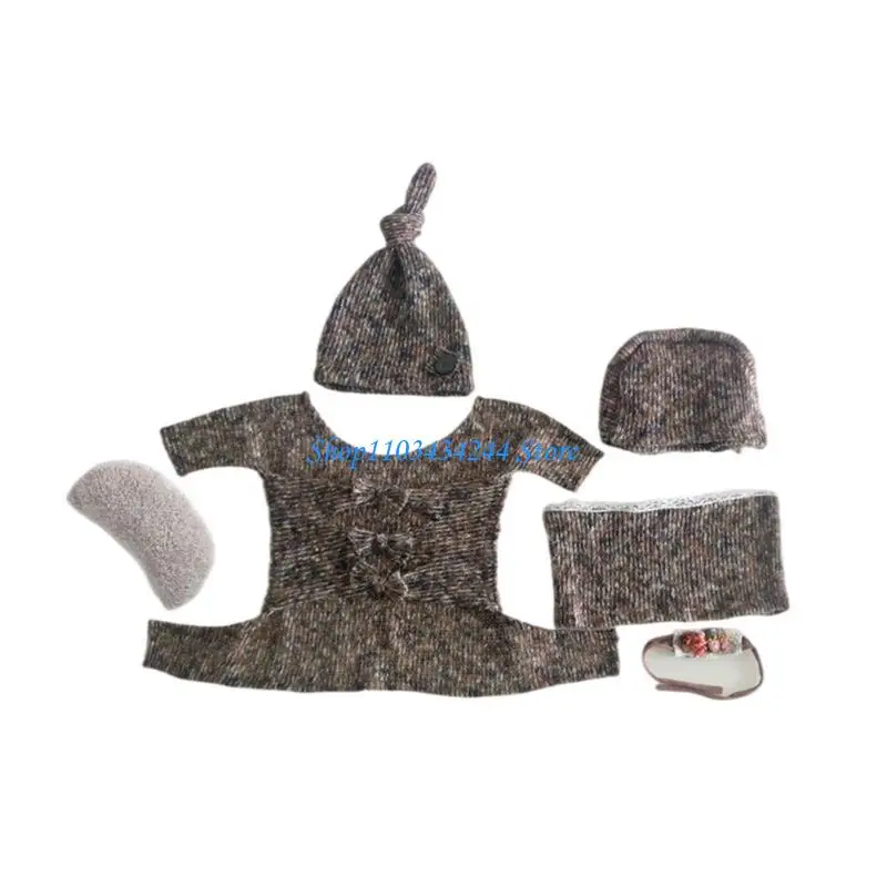 

Реквизит для детской фотографии, набор оберток со шляпой, эластичное одеяло, реквизит для фотосессии