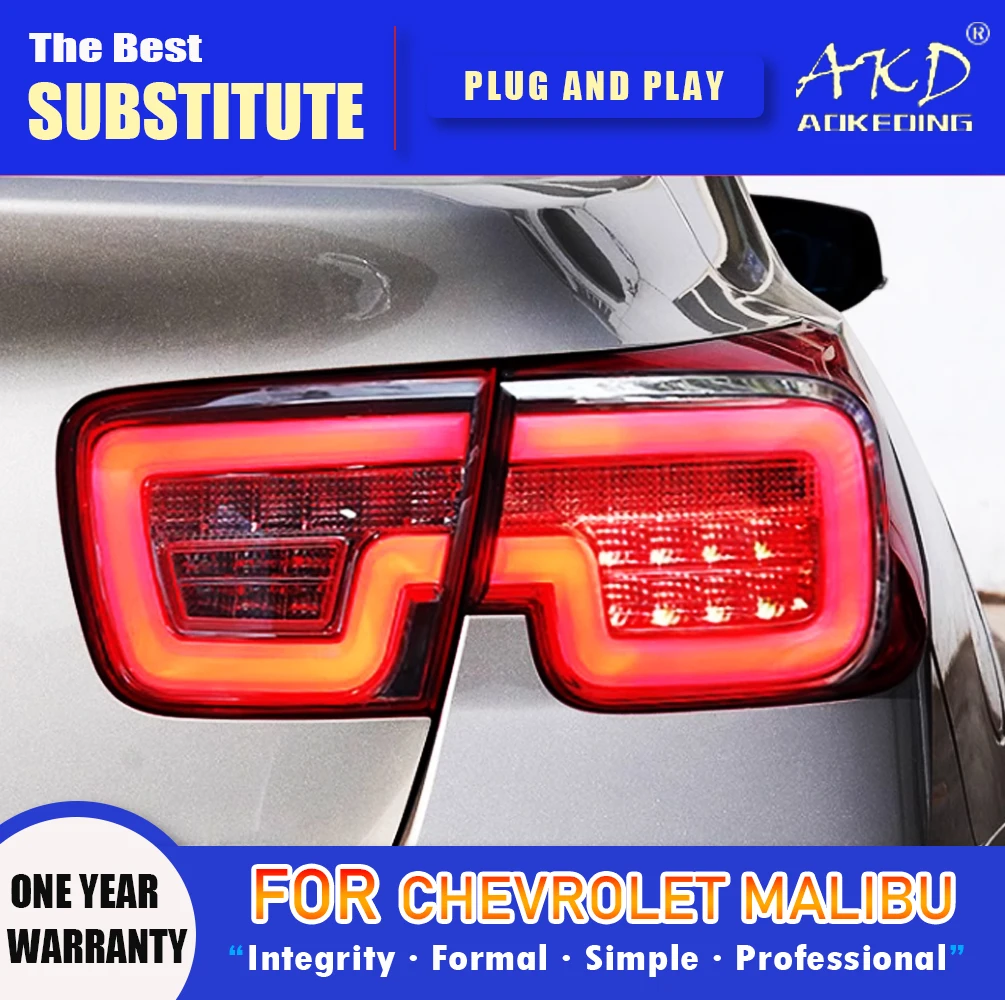 

AKD Tail Lamp for Chevrolet Malibu LED Tail Light 2011-2015 Chevrolet Malibu Rear Fog Brake Turn Signal Automotive Accessories