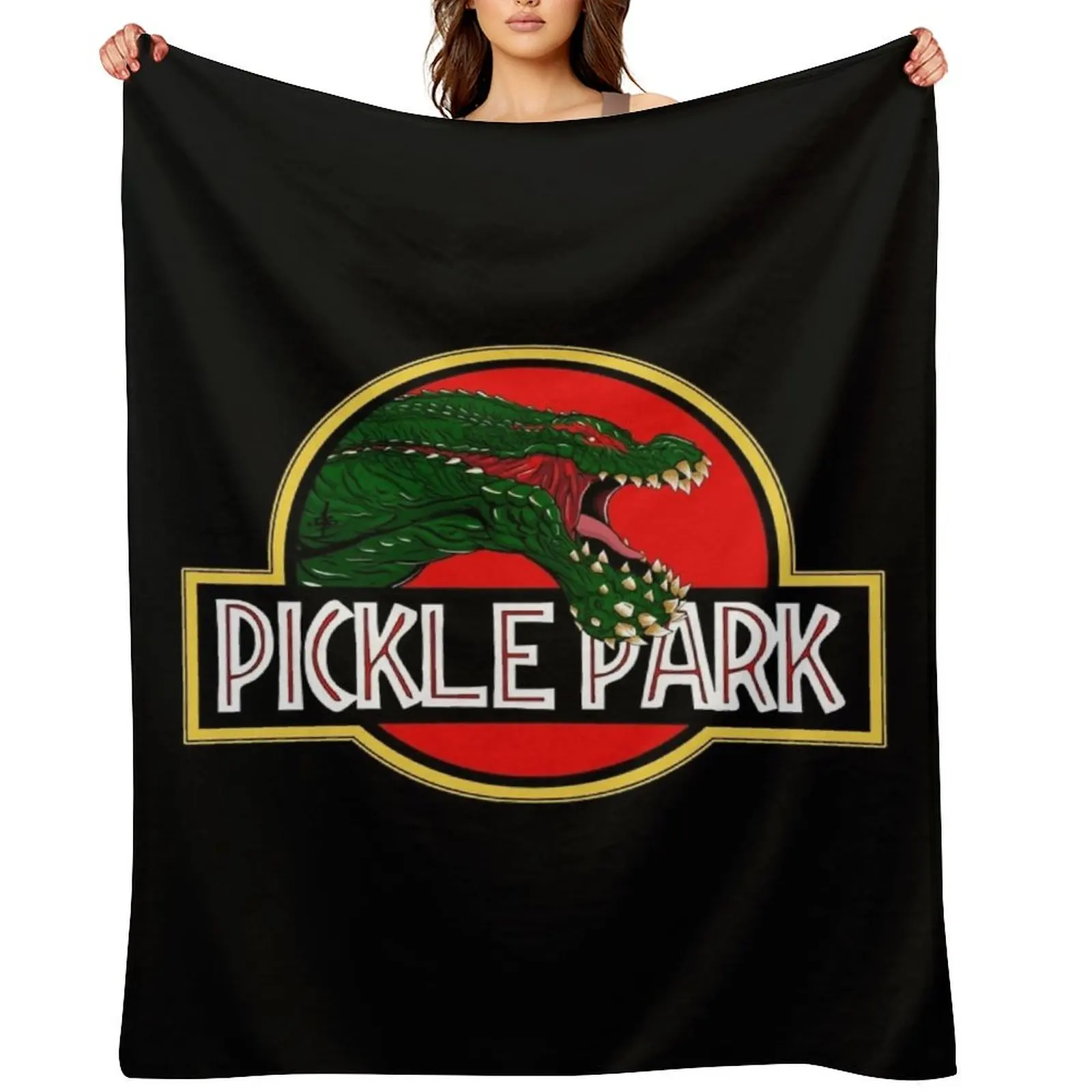 PICKLE PARK Throw Blanket Blankets For Sofas Luxury Designer Sofa Polar Blankets