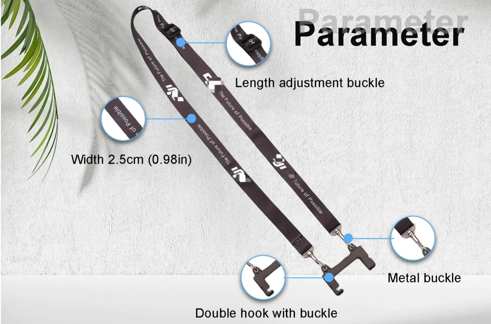 Fernbedienung Lanyard NeckStrap mit festem Haken für DJI MINI 2/Mini 3 4 Pro/Air 2S/3/Mavic 3/DJI RC N1 N2 3 Drohnenzubehör – Detail 6