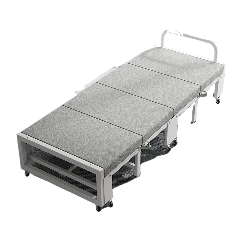

Folding bed, lunch break, single bed, office nap, household hard board reinforced bold simple escort bed
