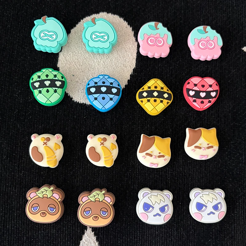 4 peças de capas de silicone para controle de Nintendo Switch 2, estilo anime, para Joycon NS2.