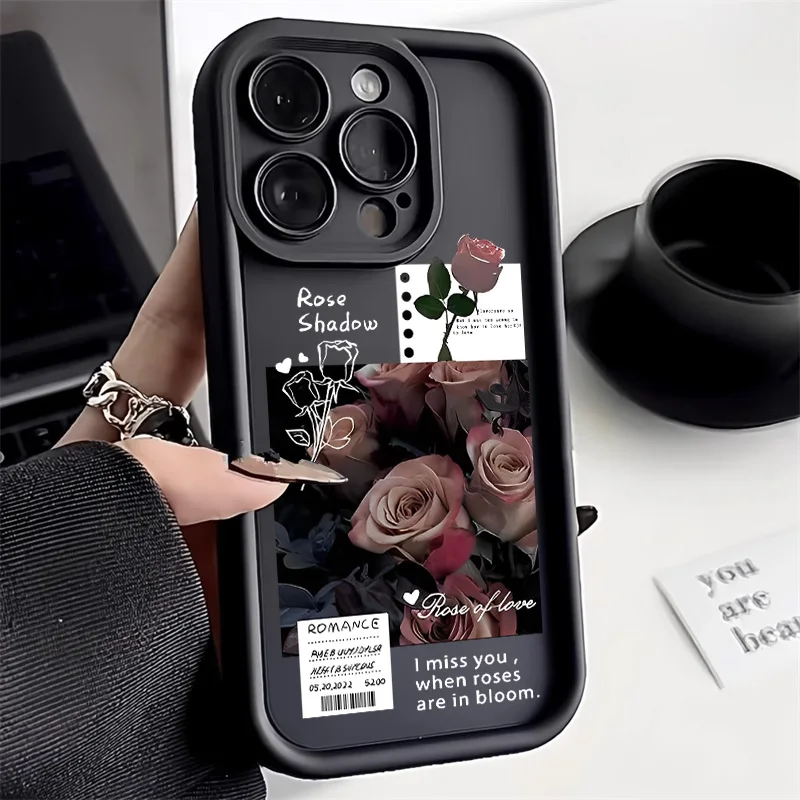 Luxury Soft Candy Liquid Silicone Phone Case For iPhone 11 12 13 14 15 Pro Max 7 8 Plus SE XS X XR Shockproof Bumper Back Cover