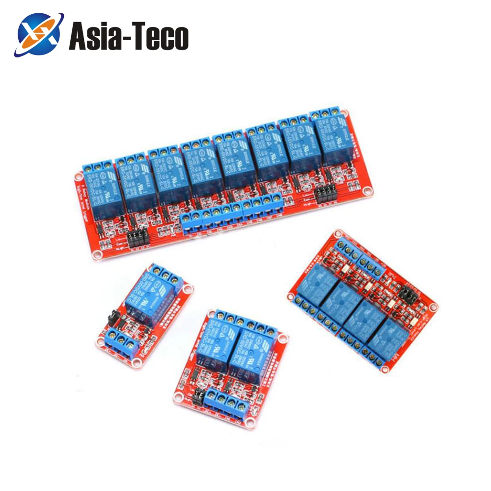 12V 1 2 4 6 8 Channel Relay Module Board Shield with Optocoupler Road High and Low Level Trigger Relay for A