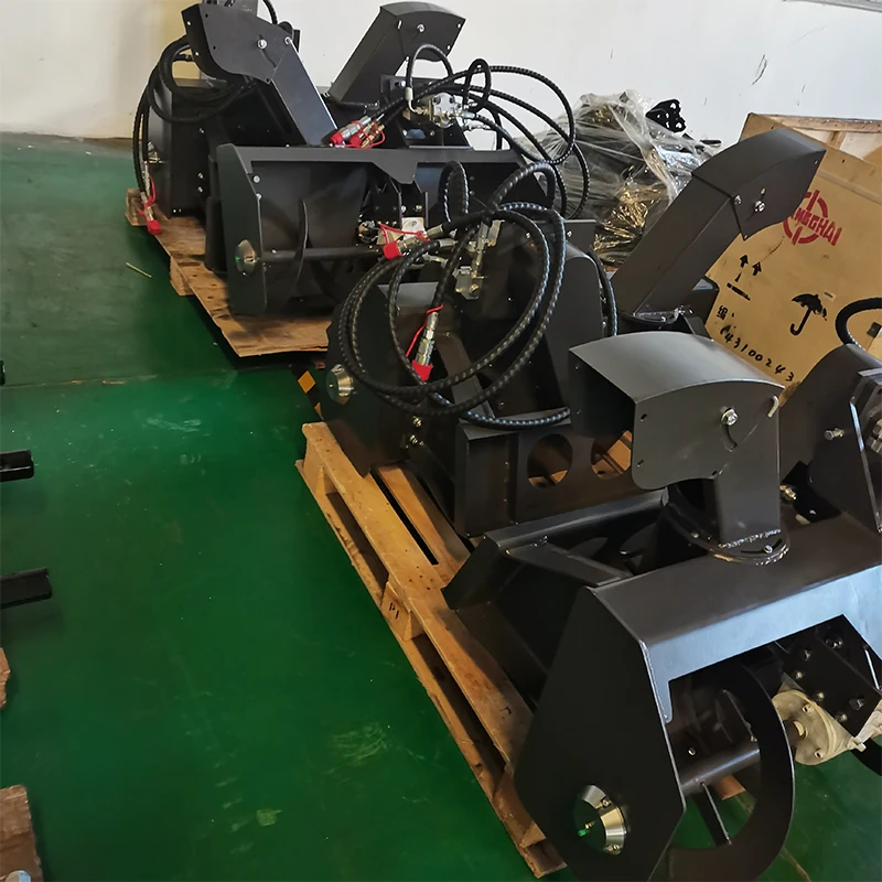 Snow Blower Small Remote Control Snow Blower Machine Skid Steer Loader with Snow Blower