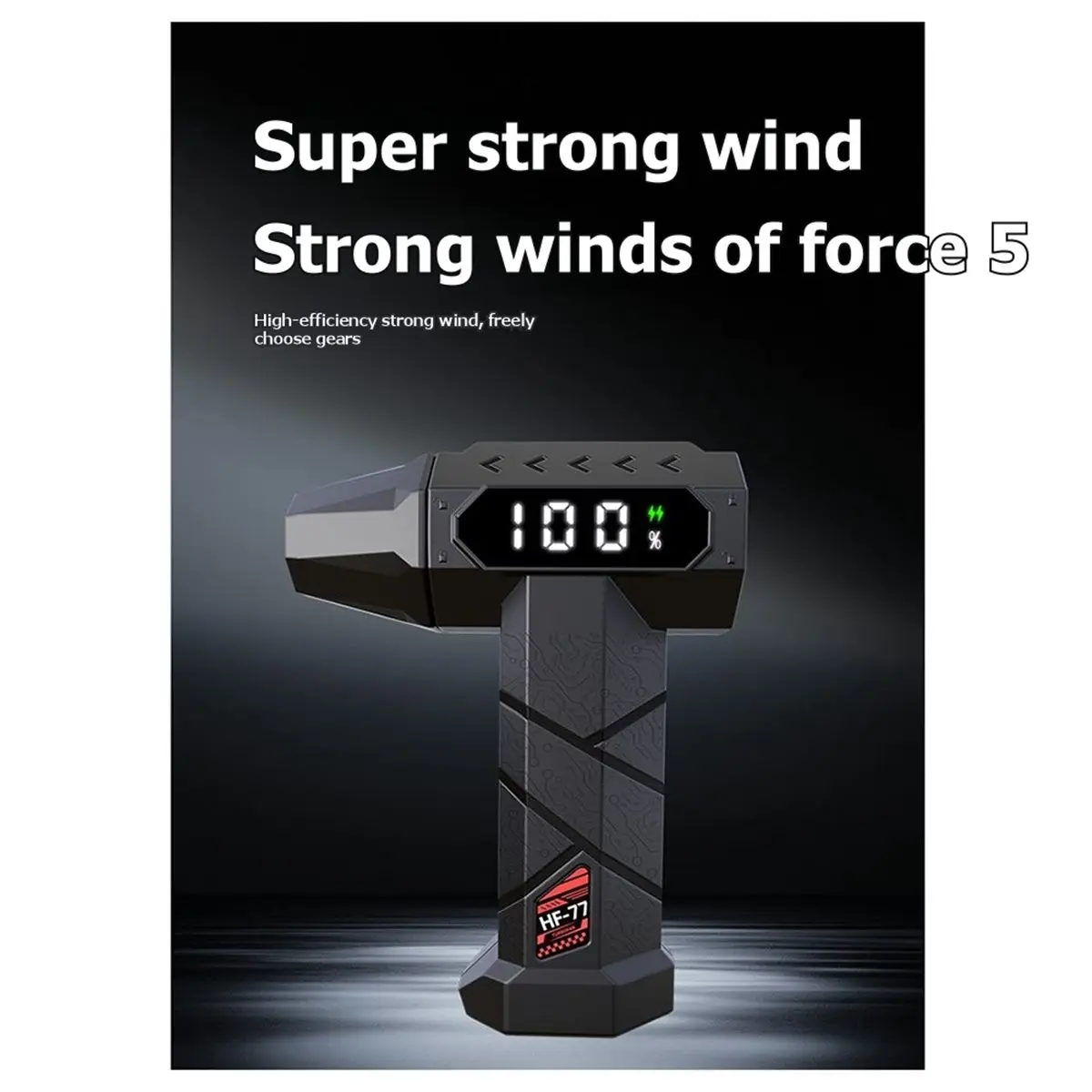 DT81 130000RPM Turbo Jet Fan 15000mAh Powerful Air Blower Thrust Compressed Air Duster for Car Dryer PC Home Cleaning