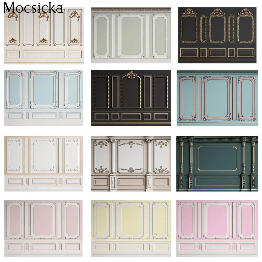 

Mocsicka Vintage Wall Wooden Door Wedding Birthday Backdrop Party Baby Room Home Decor Prop Photography Background Photo Studio