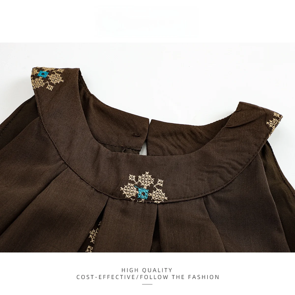 레트로 자수 끈 없는 조끼 여성 여름 신상 헤비 훅 플라워 슬림 탑 PAIXIANG 출퇴근용 슬리브리스...